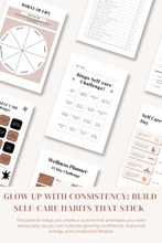 Load image into Gallery viewer, My Daily Glow Up Self Care Planner
