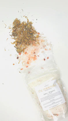 Bath Salts Holiday Gift Set | Muscle Tension Relieving Relaxing Bath Soak | All Natural Bath Salts